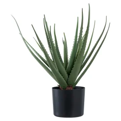 Aloe vera artificiel en pot