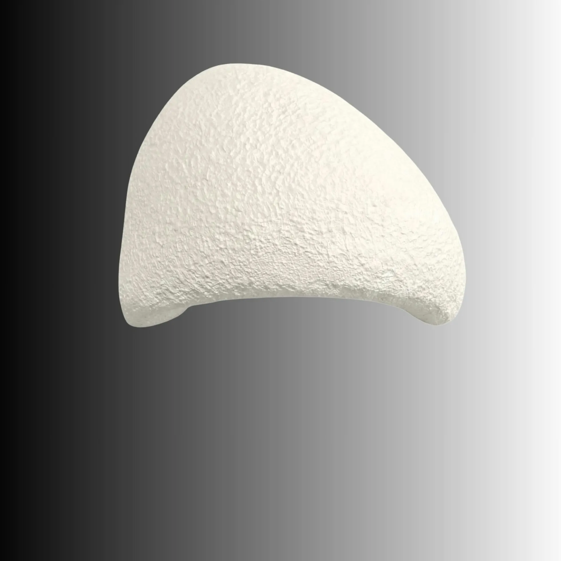 Applique blanche design organique 30 cm NOXIS