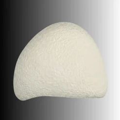 Applique blanche design organique 27 cm NOXIS