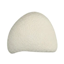Applique blanche design organique 27 cm NOXIS