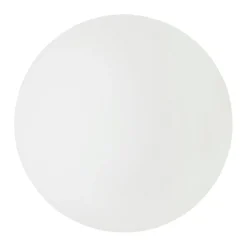 Applique globe verre dépoli - blanc & or, 20 cm DELTONA