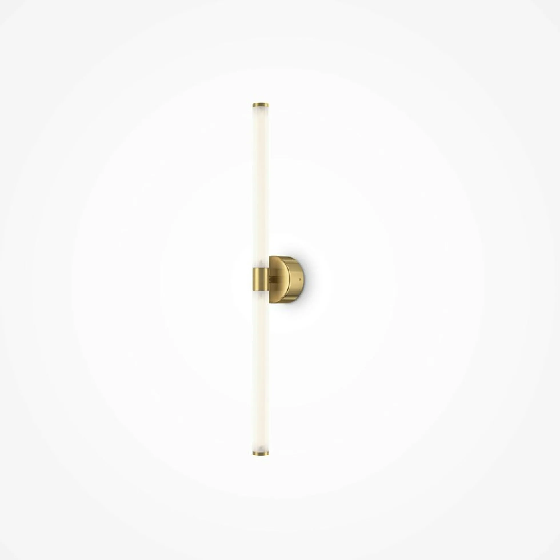 Applique moderne avec LED - tige dorée & blanc DELMAR