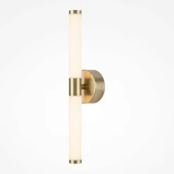 Applique moderne LED - tige dorée & blanc 35, 6 cm DELMAR