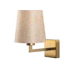 Applique murale classique, abat-jour beige ZURICH