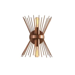 Applique murale design cuivrée, forme sablier SINOP