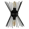 Applique murale design noire, forme sablier SINOP