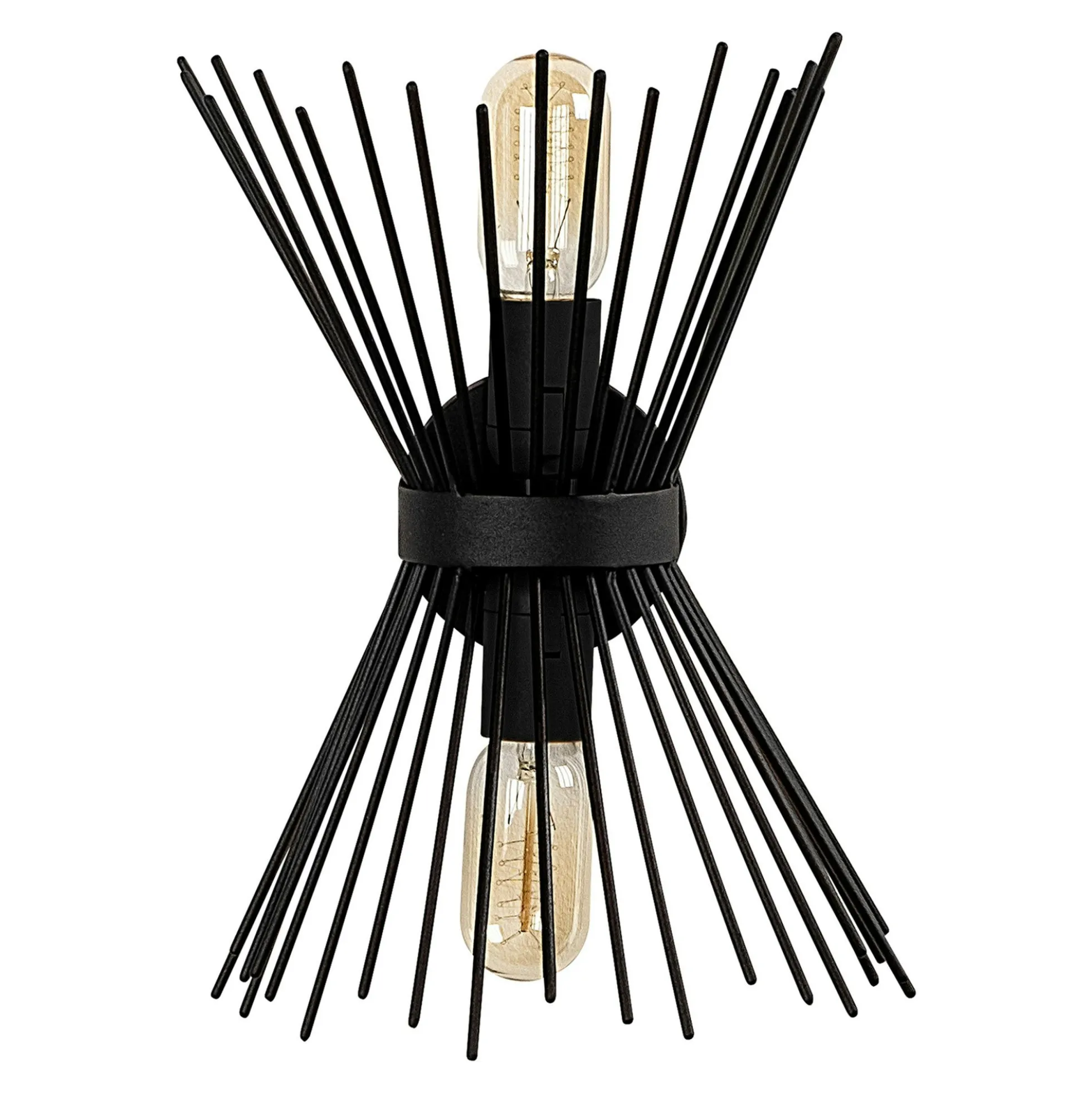 Applique murale design noire, forme sablier SINOP