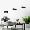 Applique murale design noire, nœud stylisé 35 cm SFAX