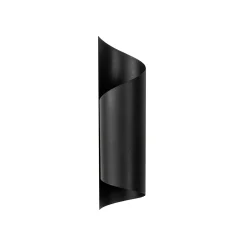 Applique murale design noir & or, abat-jour ruban SINOP