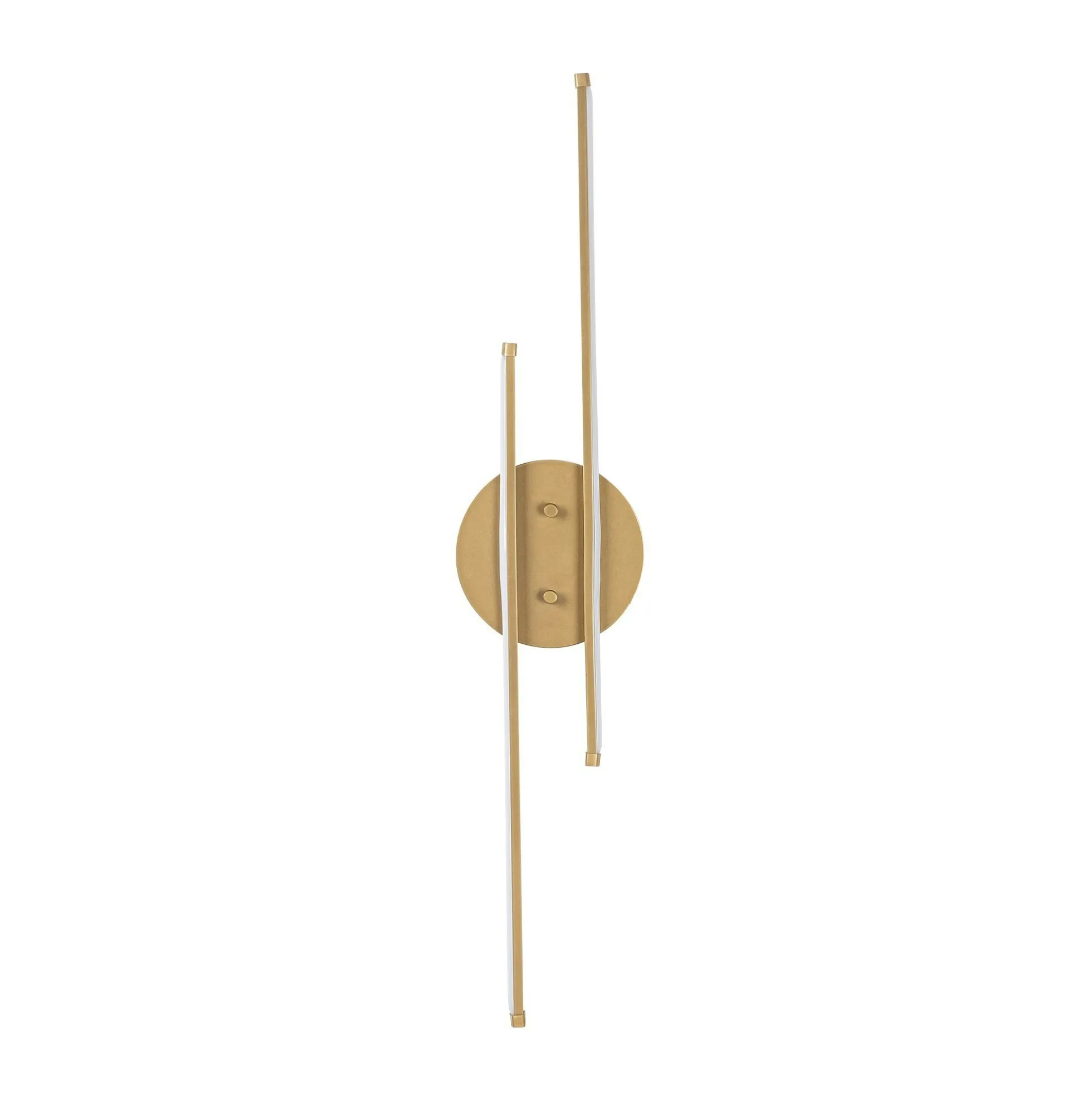 Applique murale LED design, 2 tiges dorées 86 cm VIESTE