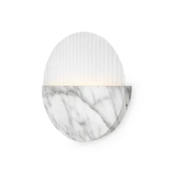 Applique murale moderne – disque marbre strié ⌀30 cm LAUREL