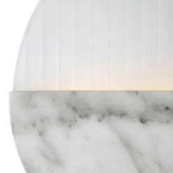 Applique murale moderne – disque marbre strié ⌀30 cm LAUREL