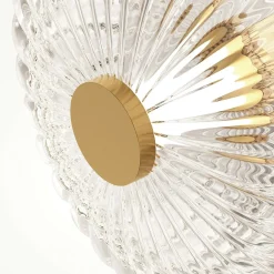 Applique rétro - perles ciselées en verre sur cadre ovale BELLA