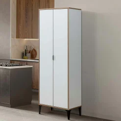Armoire de cuisine blanche 2 portes BYRON