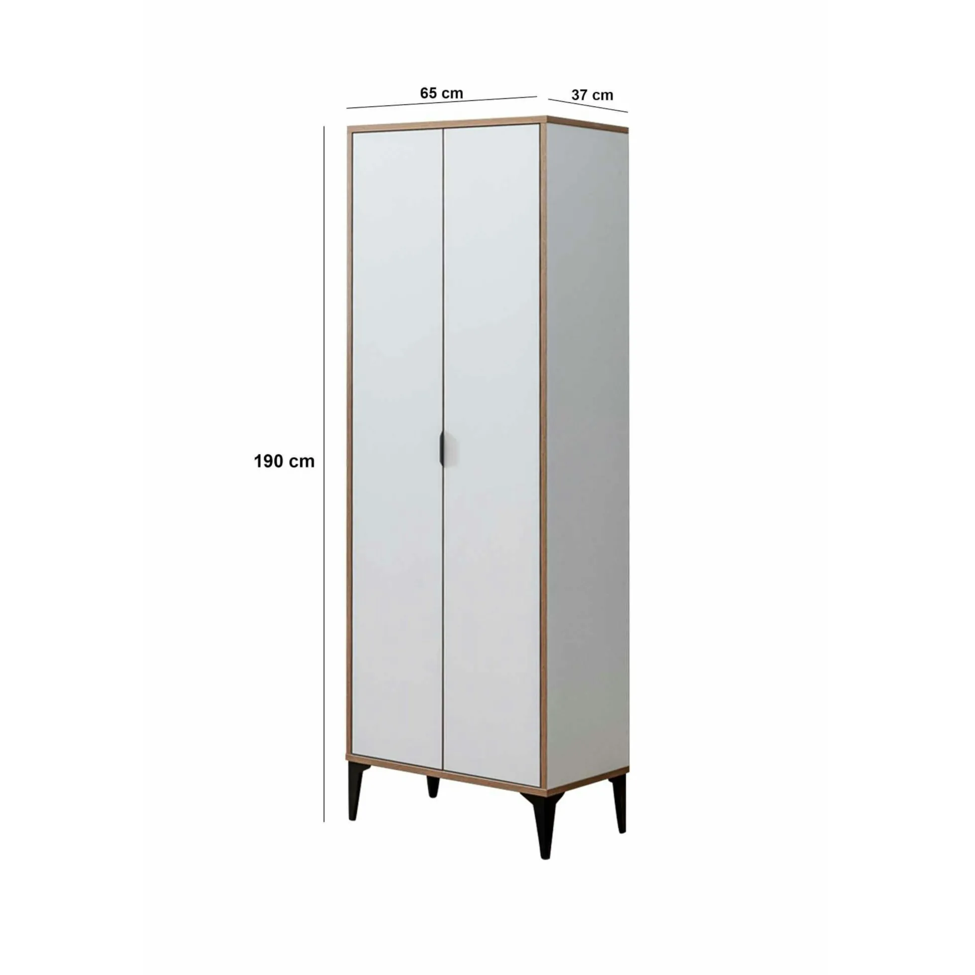 Armoire de cuisine blanche 2 portes BYRON