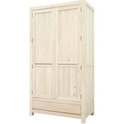 Armoire moderne hévéa 105x195cm OLGA