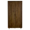 Armoire penderie bois recyclé brun QUEENSTOWN