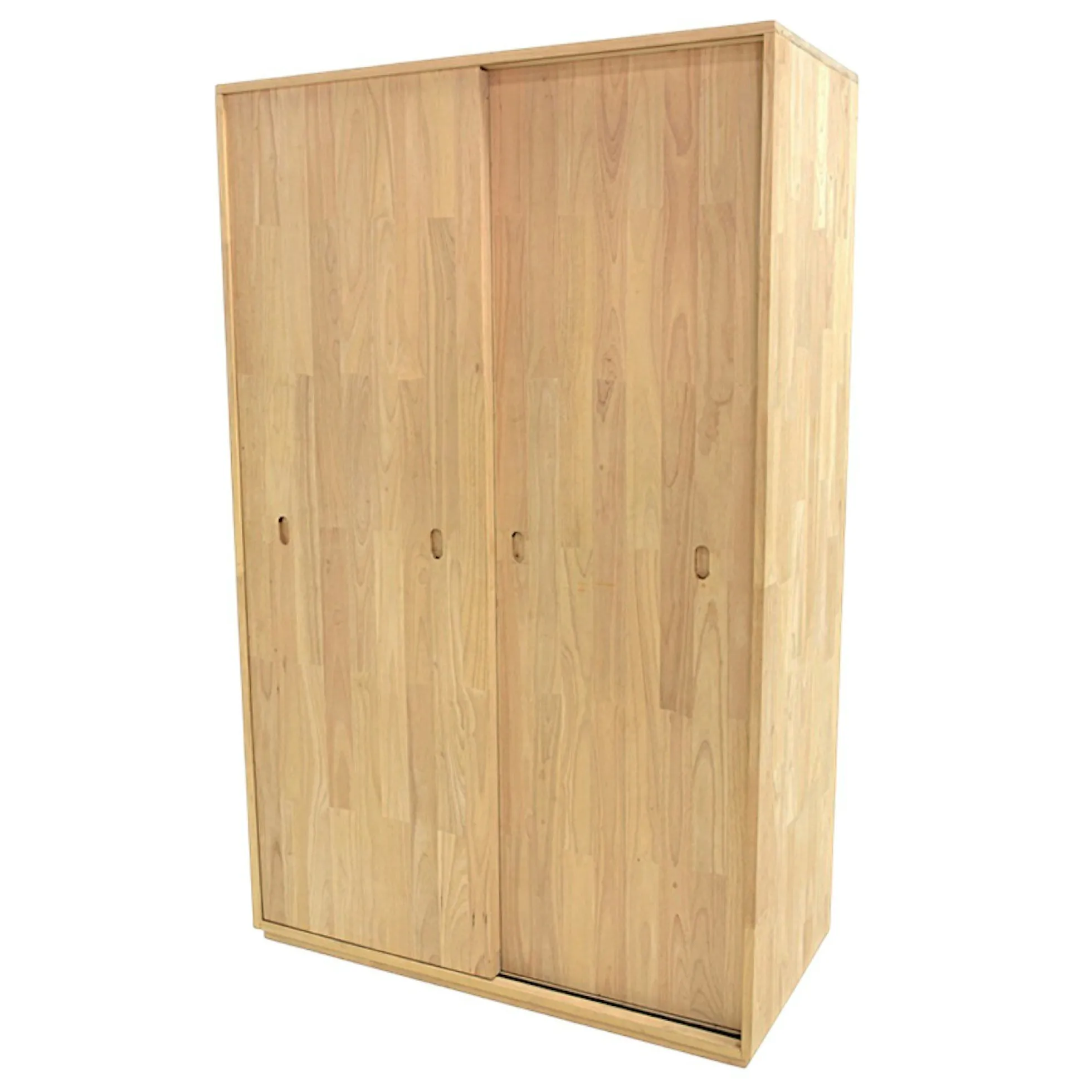 Armoire Penderie Hévéa 2 portes coulissantes 120x60x195cm BALTIC