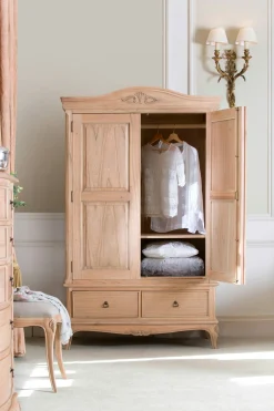 Armoire 2 portes romantique BLOIS