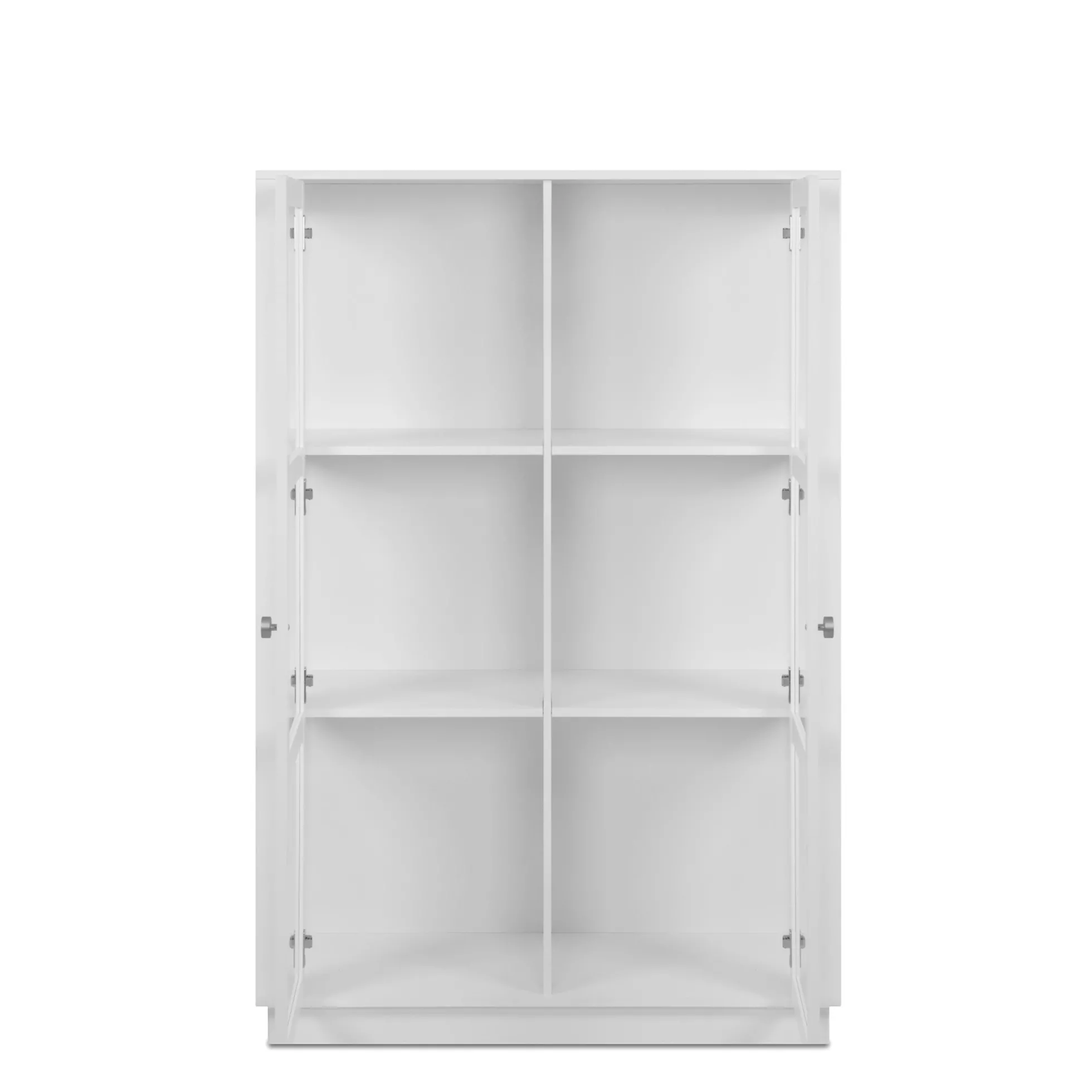 Armoire vitrée blanche 2 portes RAVEN