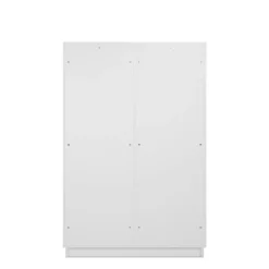 Armoire vitrée blanche 2 portes RAVEN
