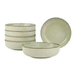 Assiette d'entrée creuse vert antique 15 cm (lot de 6) ELDA