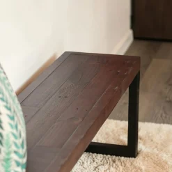 Banc bois brun recyclé 155cm SAMOA