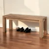 Banc bois chene massif 123cm FJORD
