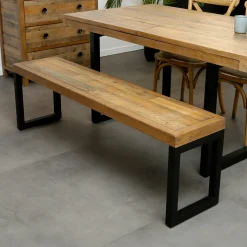 Banc bois recyclé 155cm BRISBANE