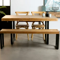 Banc bois recyclé 155cm BRISBANE
