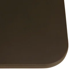 Banc 200 cm effet béton marron pied en bois d'acacia CALVI