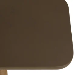 Banc 240 cm effet béton marron pieds en bois d'acacia CALVI