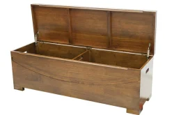 Banc coffre Hévéa 130x40x45cm NIAGARA