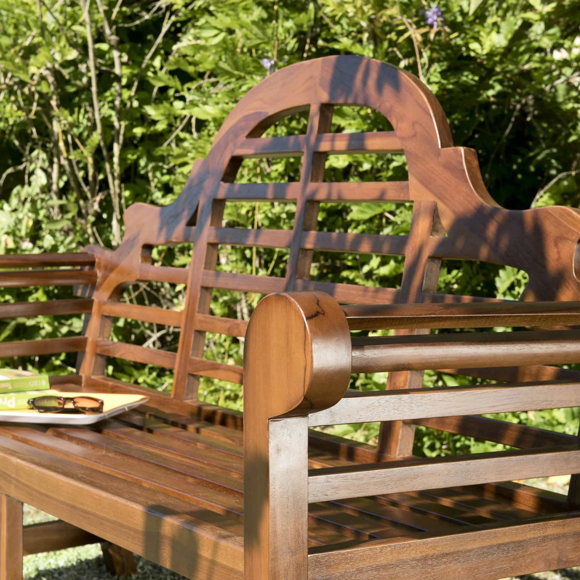 Banc de jardin Sumatra en teck 165 cm MACAO