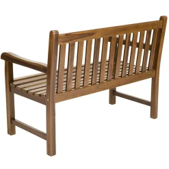 Banc de jardin teck huilé 120 cm MACAO