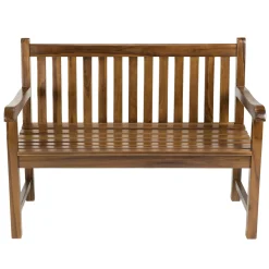 Banc de jardin teck huilé 120 cm MACAO