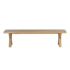 Banc de salle à manger bois pieds en croix 220 cm ASTER