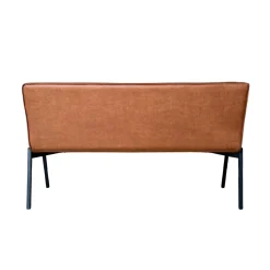 Banc de table à manger cognac à bandes 155 cm CORTINA