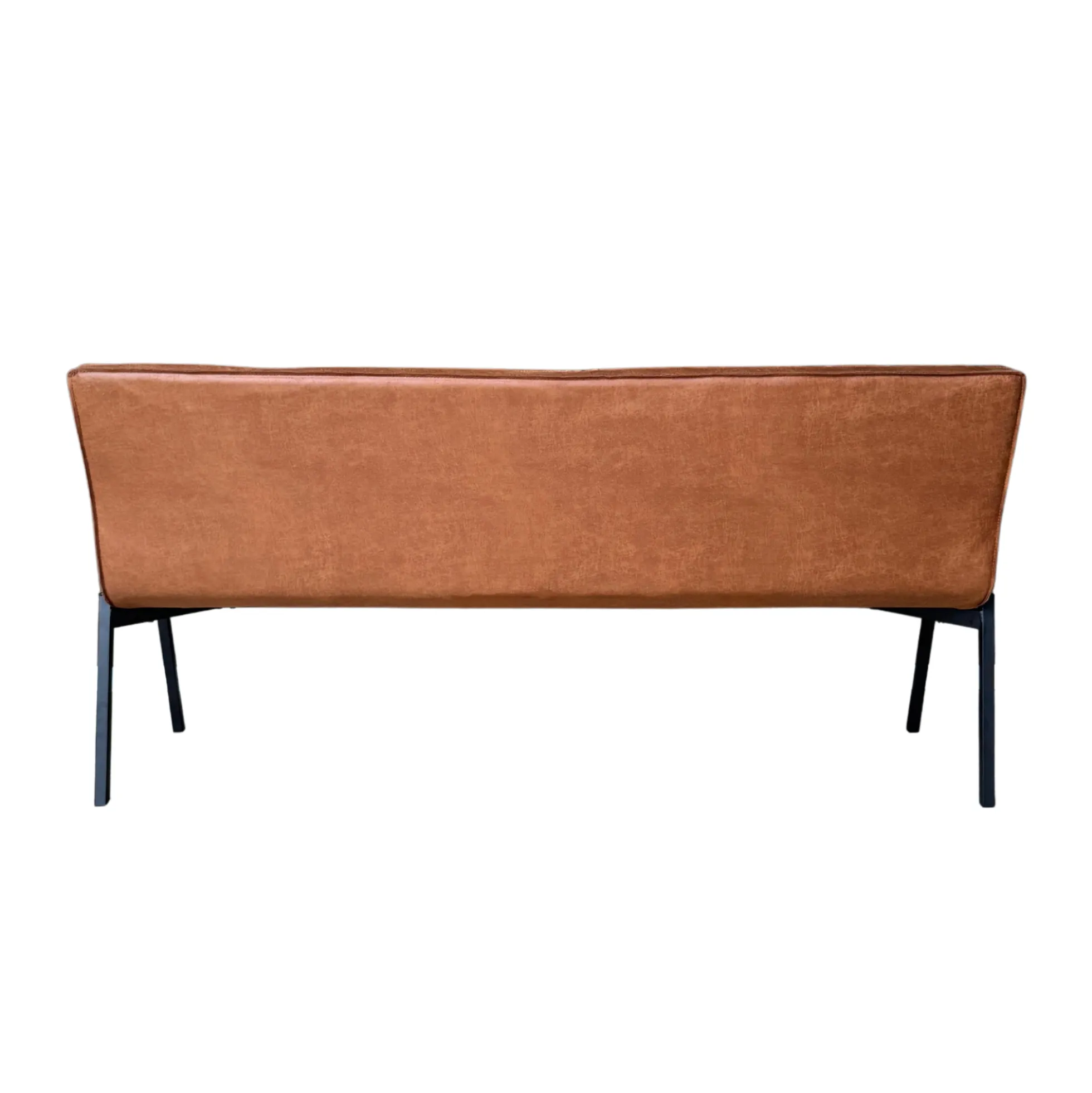 Banc de table à manger cognac à bandes 185 cm CORTINA