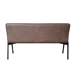 Banc de table à manger marron à bandes 155 cm CORTINA