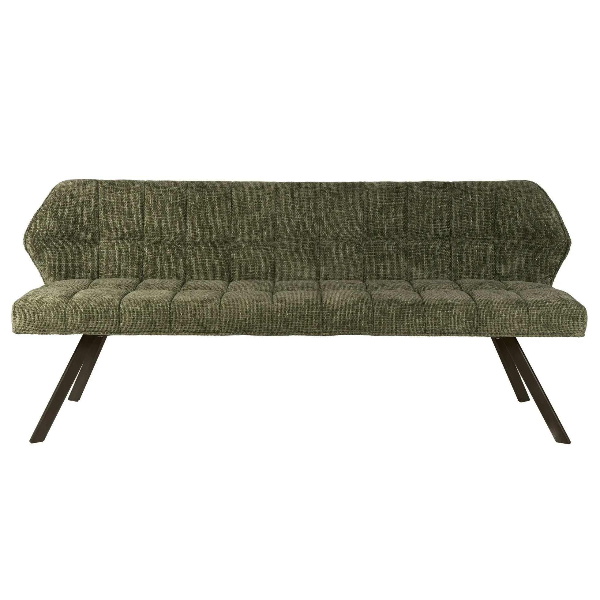 Banc de table vert pieds bronze 180 cm MELBOURNE