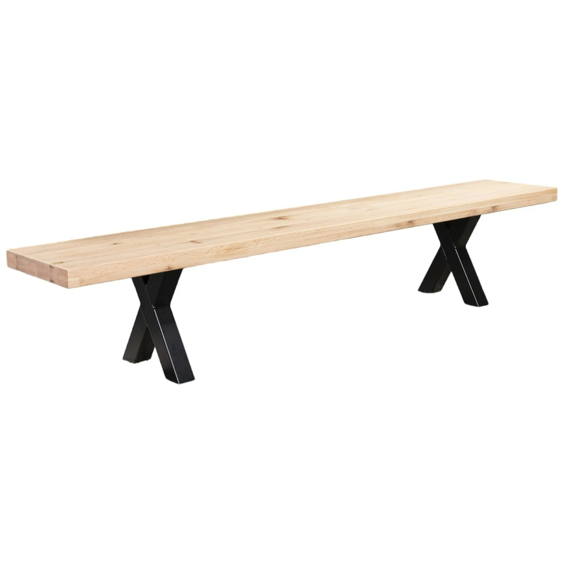 Banc en bois de chêne blanc 240 cm PALERME