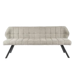 Banc en bouclette sable 180 cm MELBOURNE