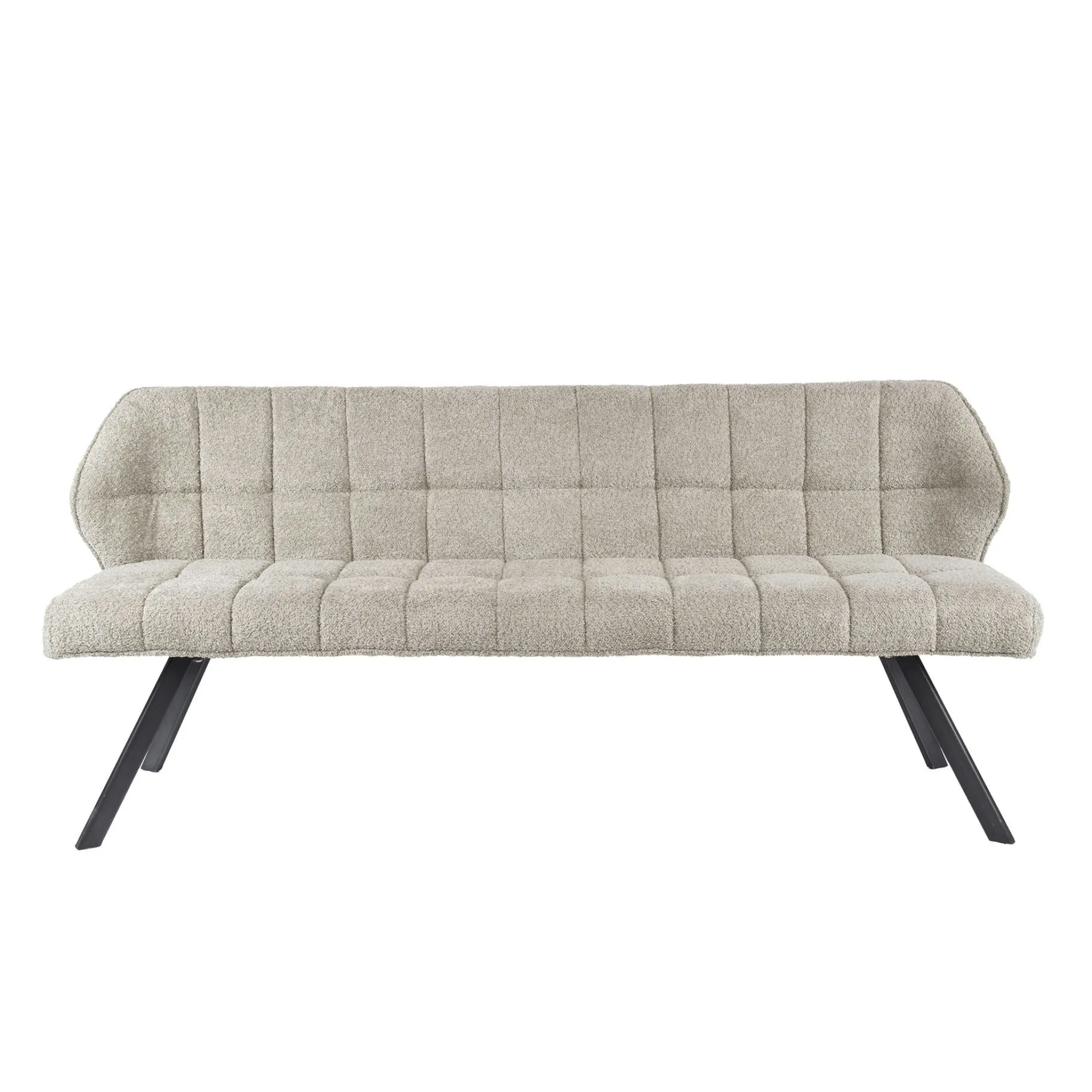 Banc en bouclette sable 180 cm MELBOURNE