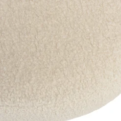 Banc en tissu bouclette blanc CASTILLE