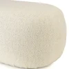 Banc en tissu petite bouclette beige COLOMBUS