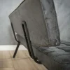 Banc salle à manger noir avec dossier 180 cm TRIBECA