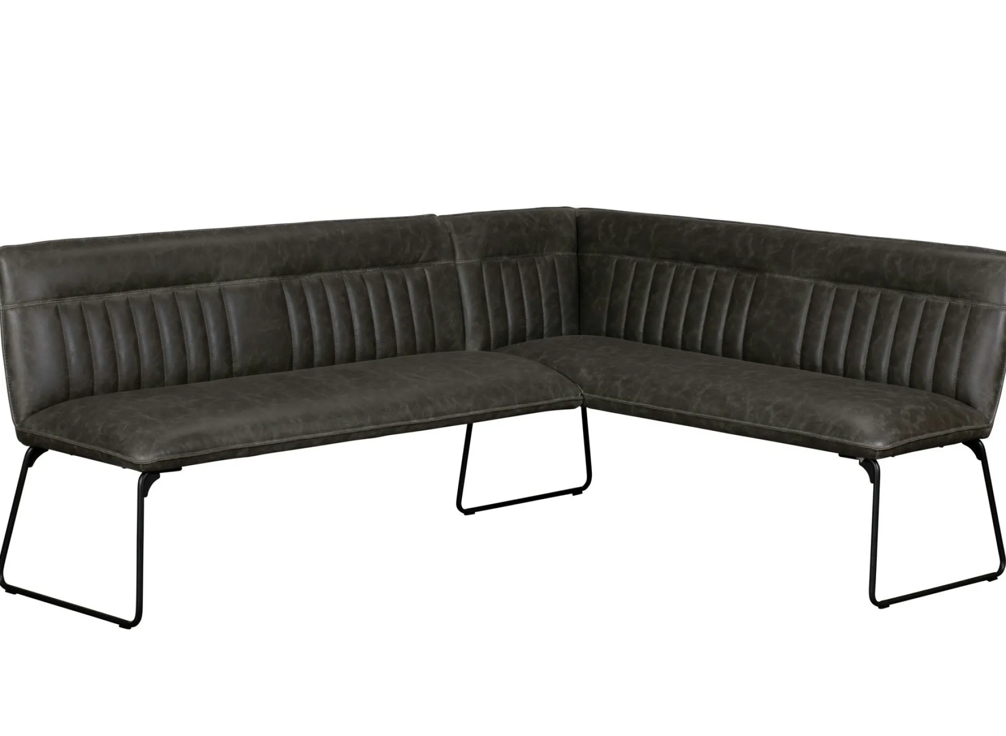 Banquette d'angle grise (côté gauche) OKA