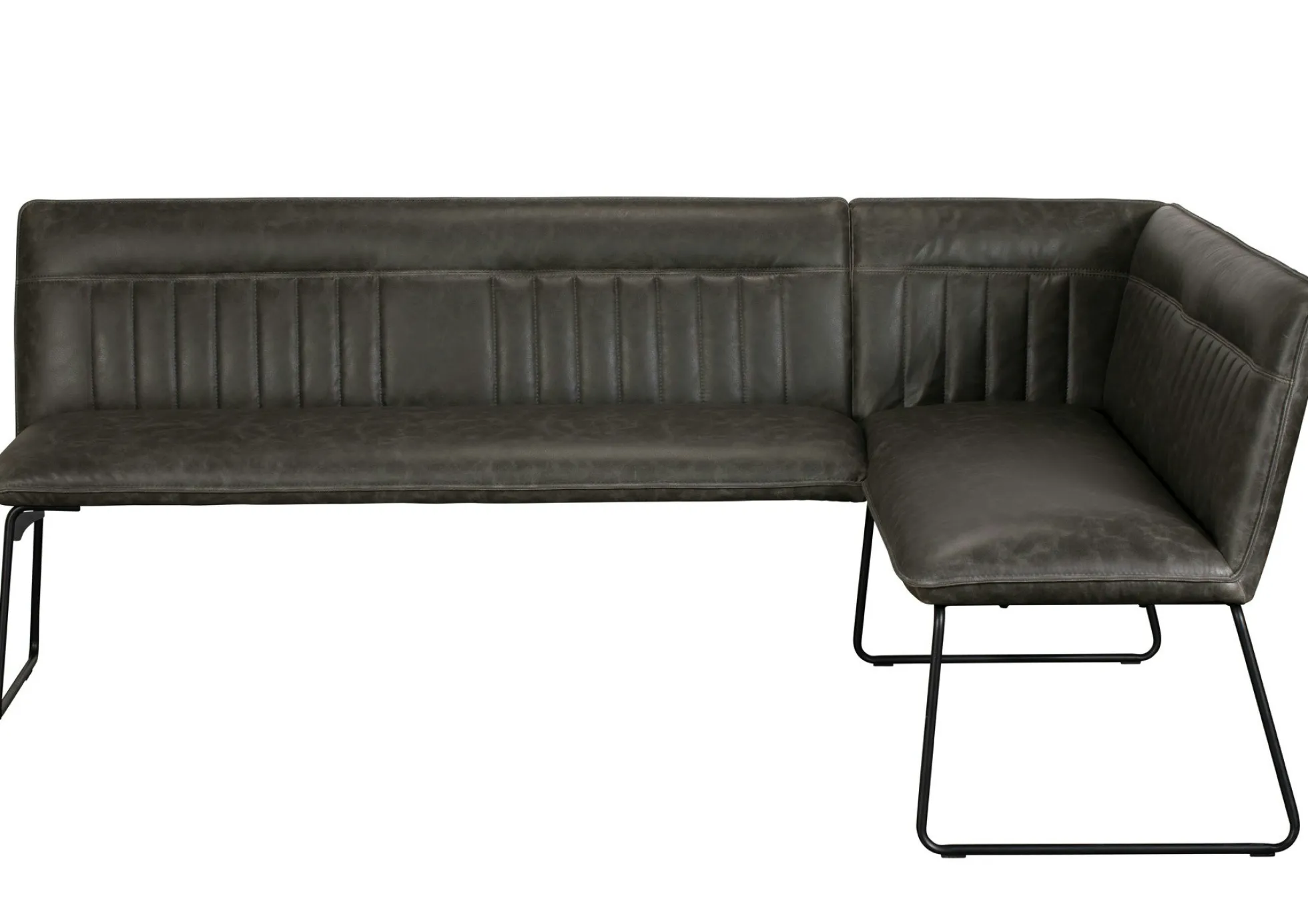 Banquette d'angle grise (côté gauche) OKA