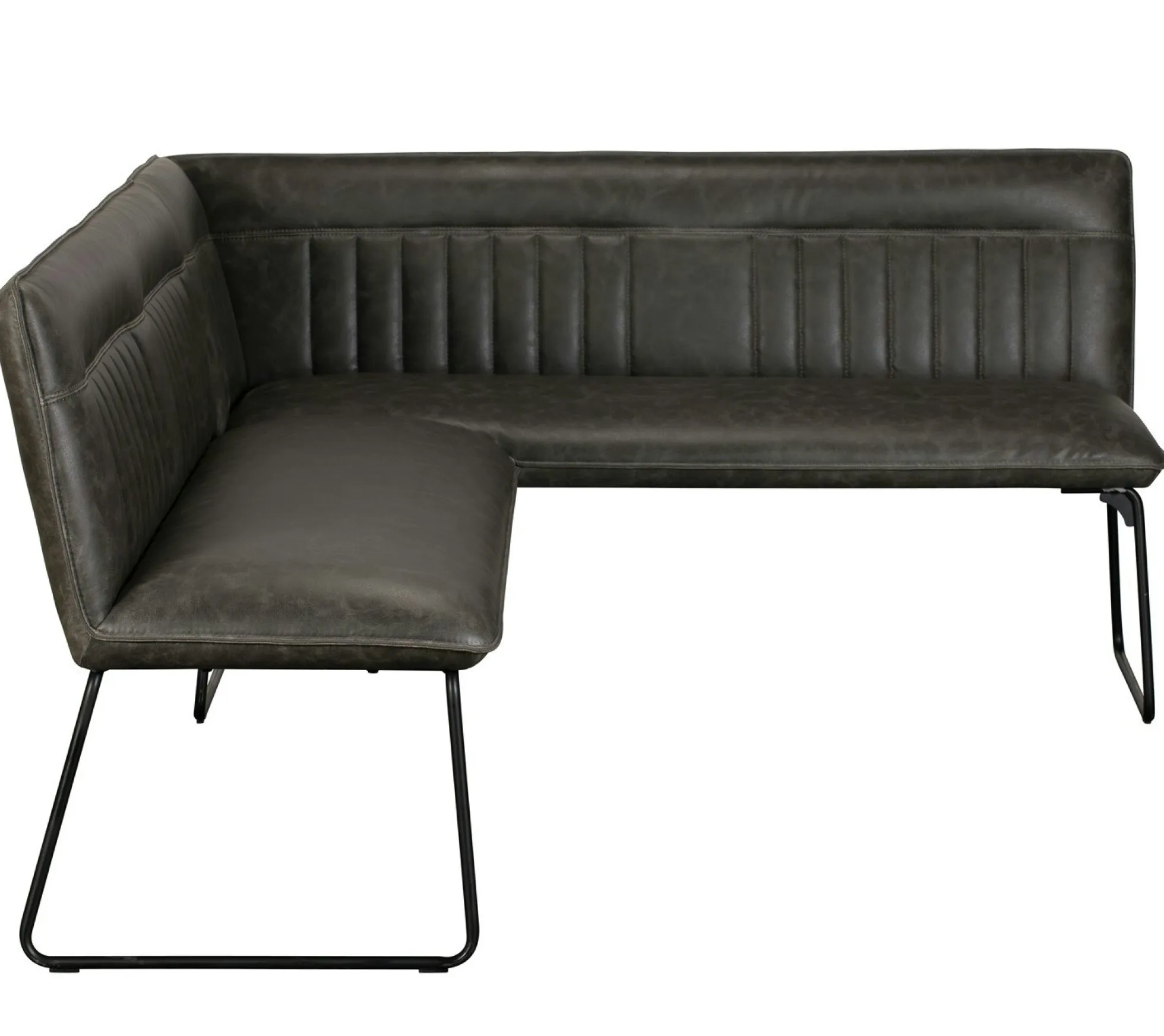 Banquette d'angle grise (côté gauche) OKA